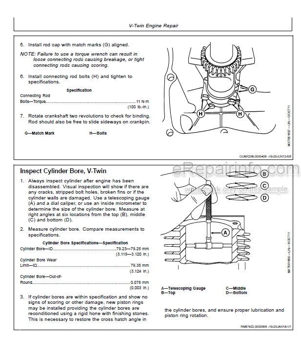 Photo 5 - John Deere E100 E110 E120 E130 E140 E150 E160 E170 E180 Technical Repair Manual Lawn Tractor TM151119