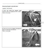 Photo 2 - John Deere F440E F450E Technical Repair Manual Round Baler 5FBD402