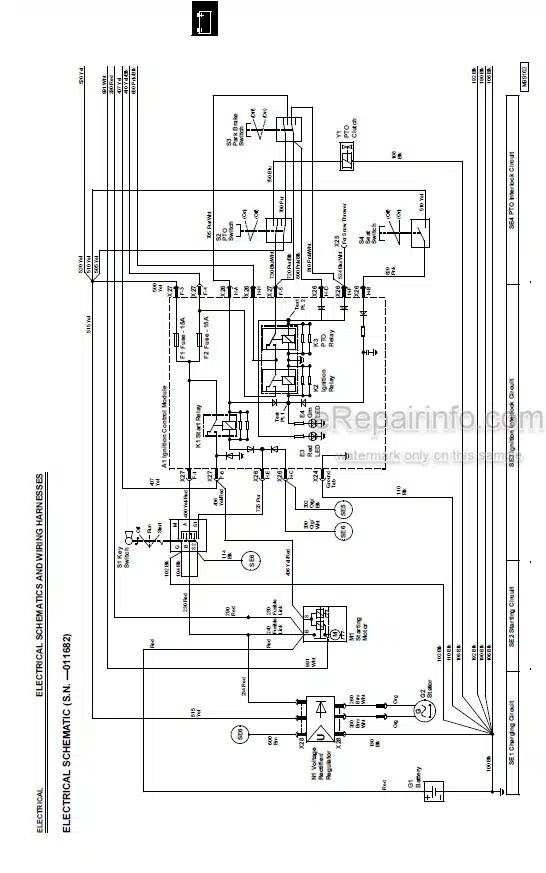 Photo 4 - John Deere F735 Technical Repair Manual Front Mower TM1597