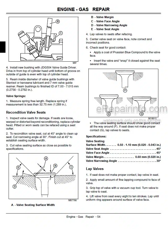 Photo 5 - John Deere Gator Technical Repair Manual Utility Vehicle TM1686
