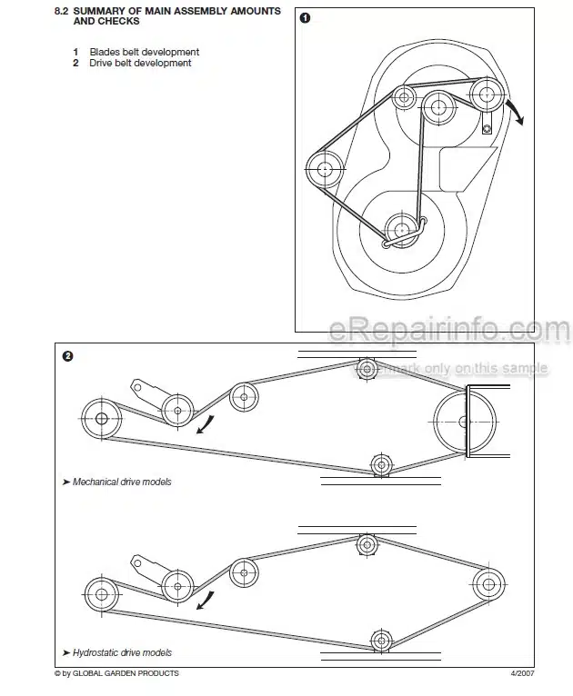 Photo 5 - John Deere Global Garden N92 N92 Hydro Workshop Manual Mower TMIR135