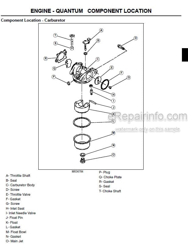 Photo 3 - John Deere JS20 JS30 JS40 Technical Manual Walk Behind Rotary Mower TM1335