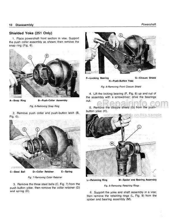 Photo 5 - John Deere Power Till 1500 Technical Repair Manual Seeder TM1152