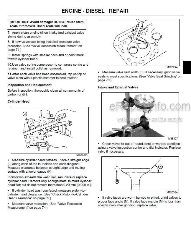 Photo 3 - John Deere Pro Gator 2030 Technical Repair Manual Utility Vehicle TM1944