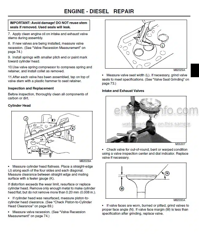 Photo 3 - John Deere Pro Gator 2030 Technical Repair Manual Utility Vehicle TM1944