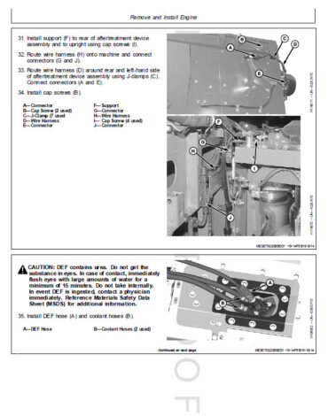 Photo 2 - John Deere S760STS To S790STS Repair Technical Manual Combine TM153519