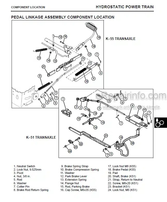 Photo 5 - John Deere Sabre 1338 To 1646 Technical Repair Manual Lawn Tractor TM-GX10131