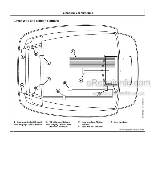 Photo 5 - John Deere Tango E5 MOWIT 500F Series II Technical Repair Manual Robotic Mower TM138919