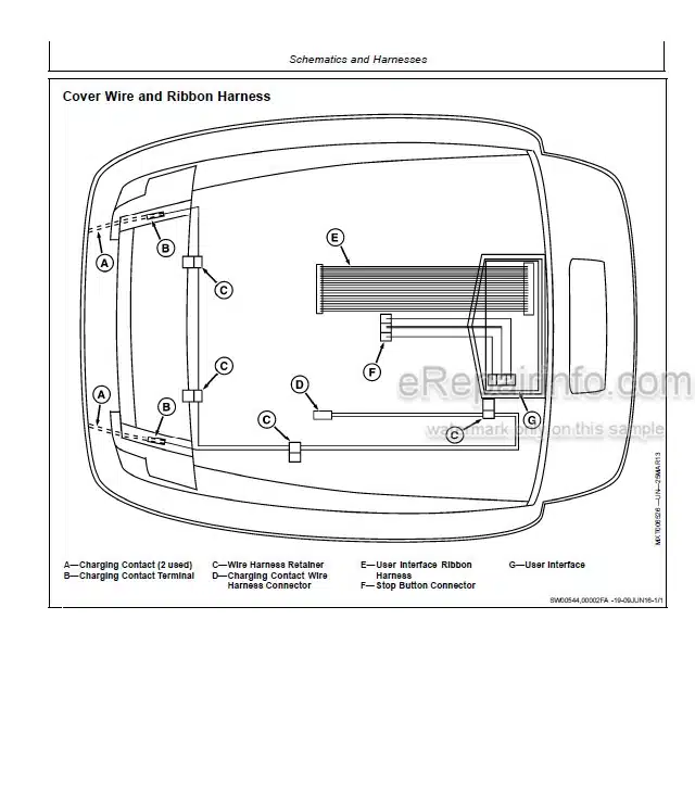 Photo 5 - John Deere Tango E5 MOWIT 500F Series II Technical Repair Manual Robotic Mower TM138919
