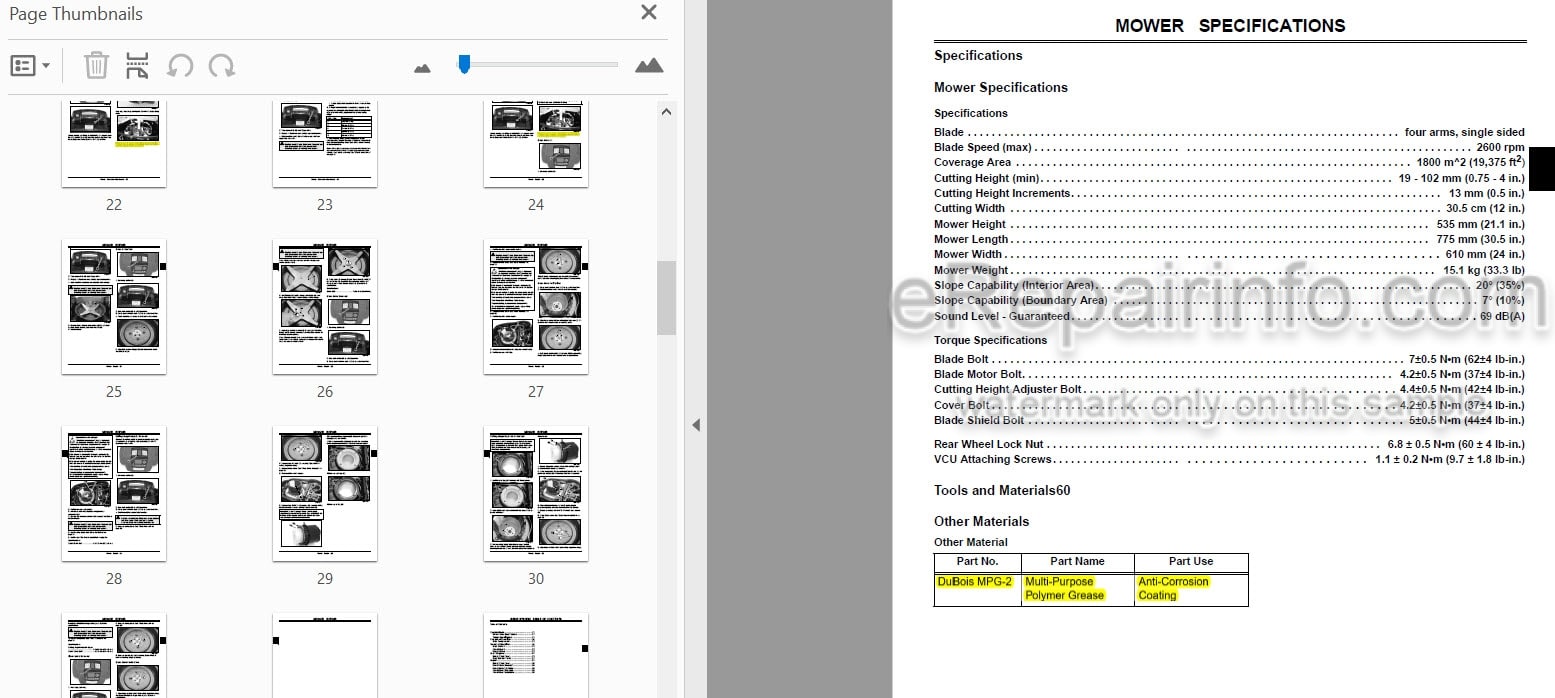 Photo 3 - John Deere Technical Manual Autonomous Mower TM115019
