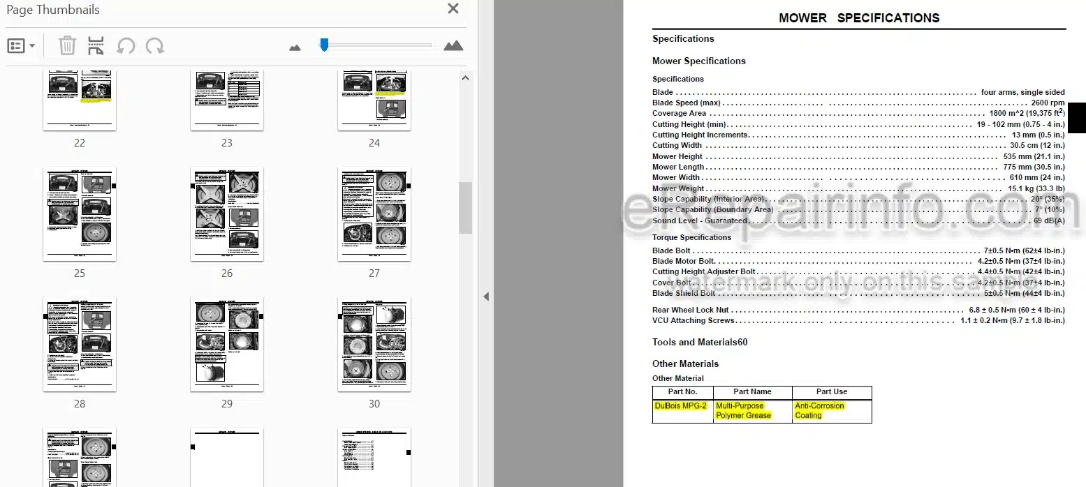 Photo 3 - John Deere Technical Manual Autonomous Mower TM115019