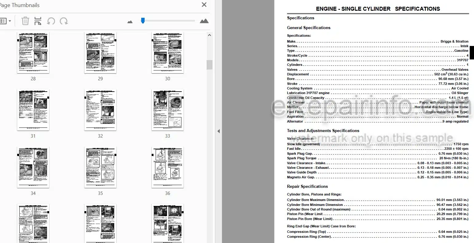 Photo 3 - John Deere X110 X120 X140 Technical Repair Manual Tractor TM2373