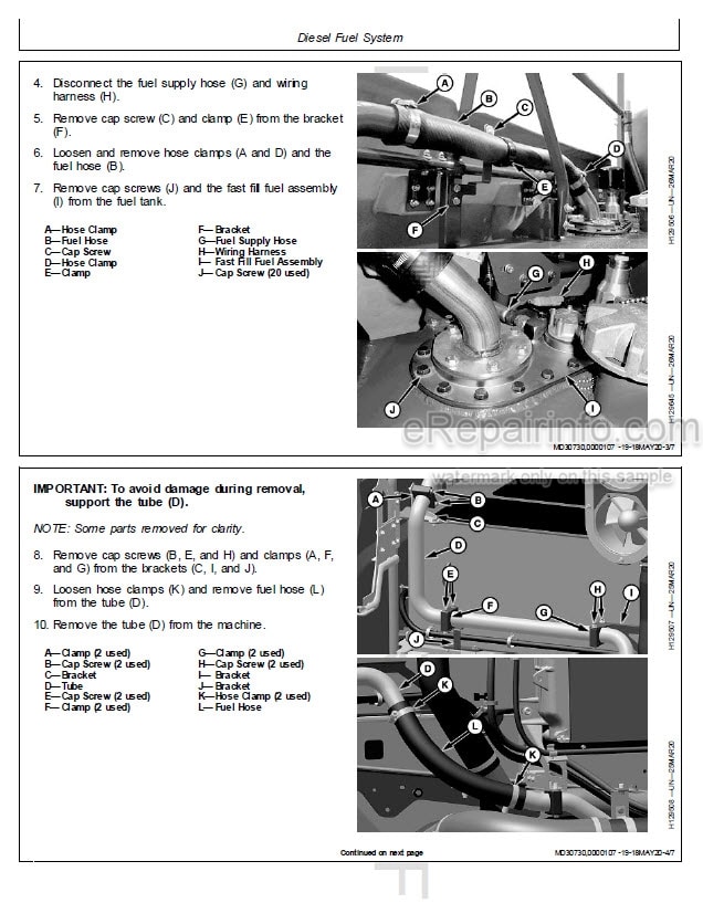 Photo 6 - John Deere 7G18 Technical Manual Commercial Walk Behind Mower TM2220 SN 020001-