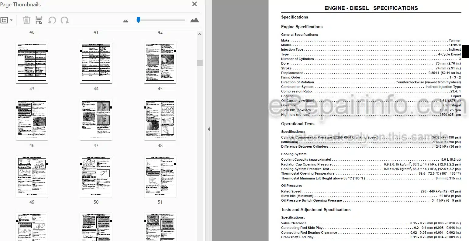 Photo 3 - John Deere XUV 850D Technical Repair Manual Gator Utility Vehicle TM1737
