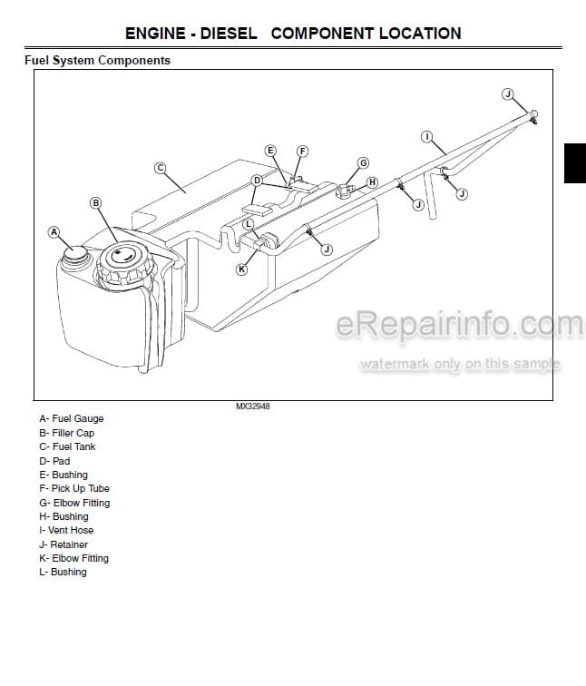 Photo 5 - John Deere XUV 850D Technical Repair Manual Gator Utility Vehicle TM1737