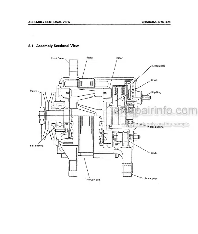 Photo 4 - Komatsu 4D94E Service Manual Diesel Engine For Komatsu Forklift SM197