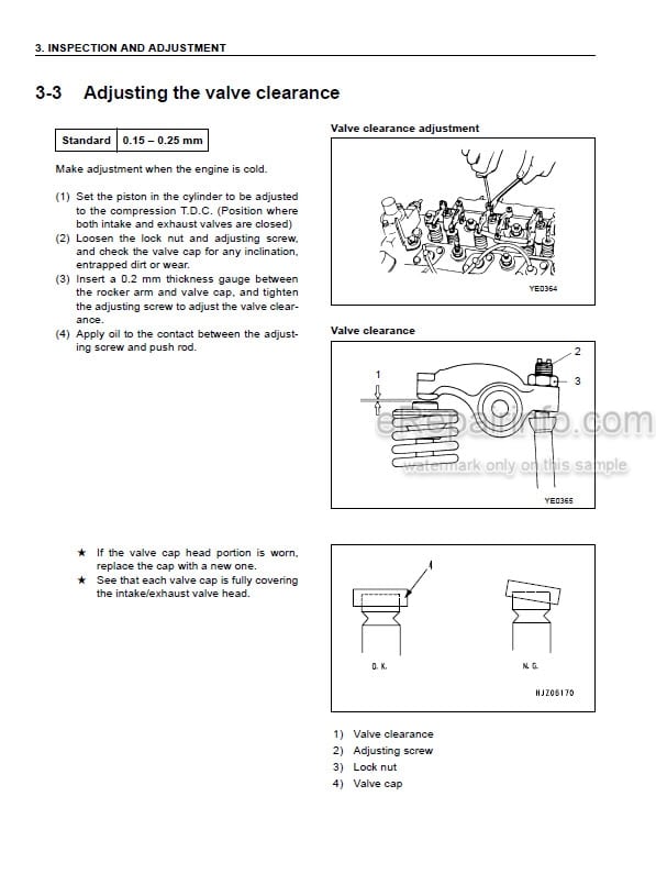 Photo 5 - Komatsu 4LB1 4LC1 4LE1 Shop Manual Engine For Komatsu Forklift 4LBCE1-BE1