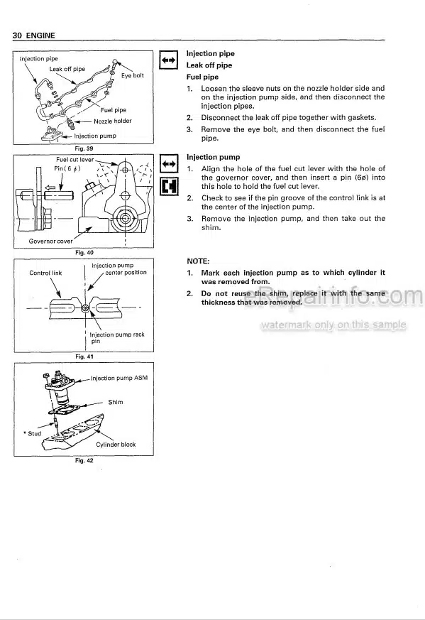 Photo 1 - Komatsu 4LB1 4LC1 4LE1 Shop Manual Engine For Komatsu Forklift 4LBCE1-BE1