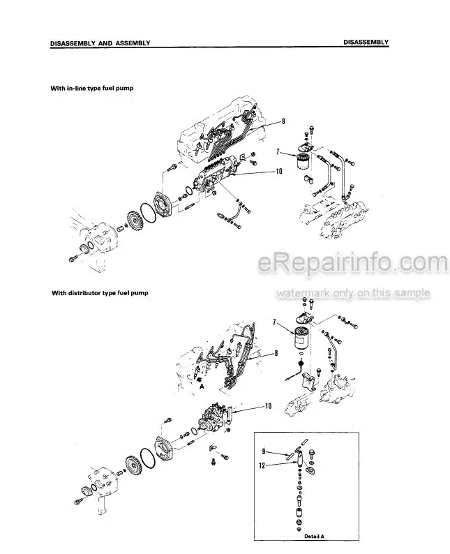 Photo 3 - Komatsu 6D96L S6D95L-1 Shop Manual Diesel Engine Komatsu For Komatsu Forklift SM002