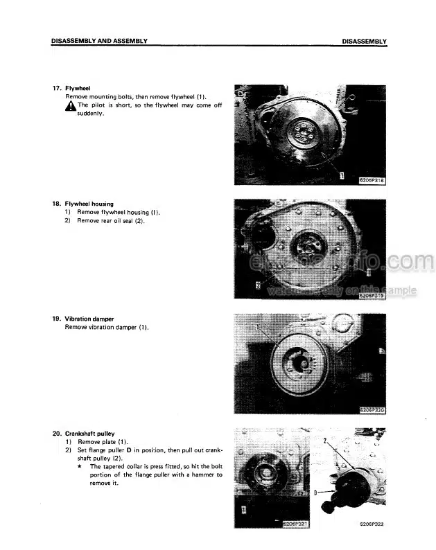 Photo 6 - Komatsu 6D96L S6D95L-1 Shop Manual Diesel Engine Komatsu For Komatsu Forklift SM002