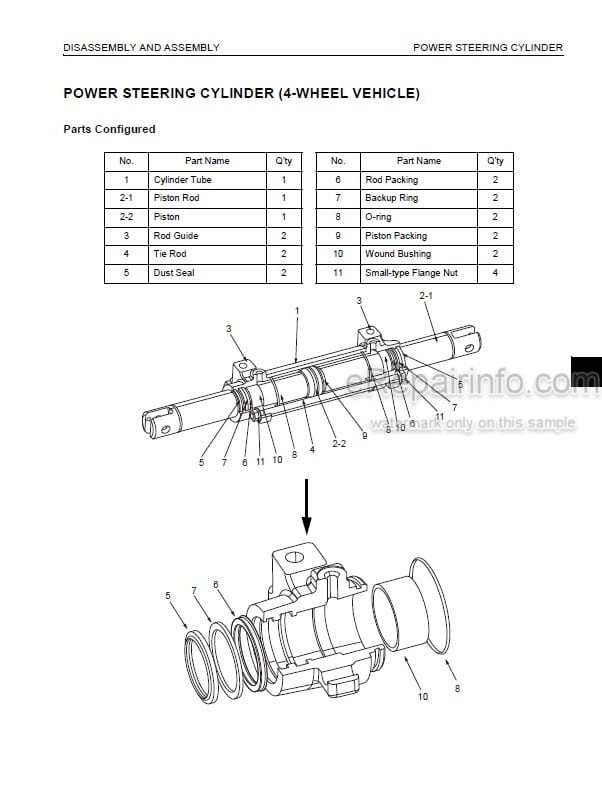 Photo 5 - Komatsu AE50 AM50 Series FB10-12 To FB20MF-12 Shop Manual Forklift Truck BBA12E1-11