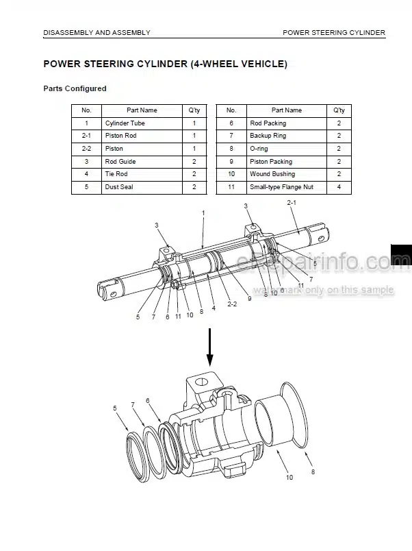Photo 5 - Komatsu AE50 AM50 Series FB10-12 To FB20MF-12 Shop Manual Forklift Truck BBA12E1-11