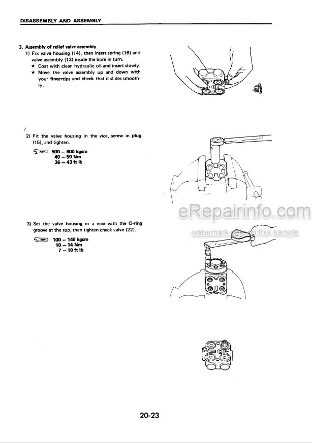 Photo 8 - Komatsu AMX BMX FB15M-3 To FB20M-3 Shop Manual Electric Forklift Truck SM094