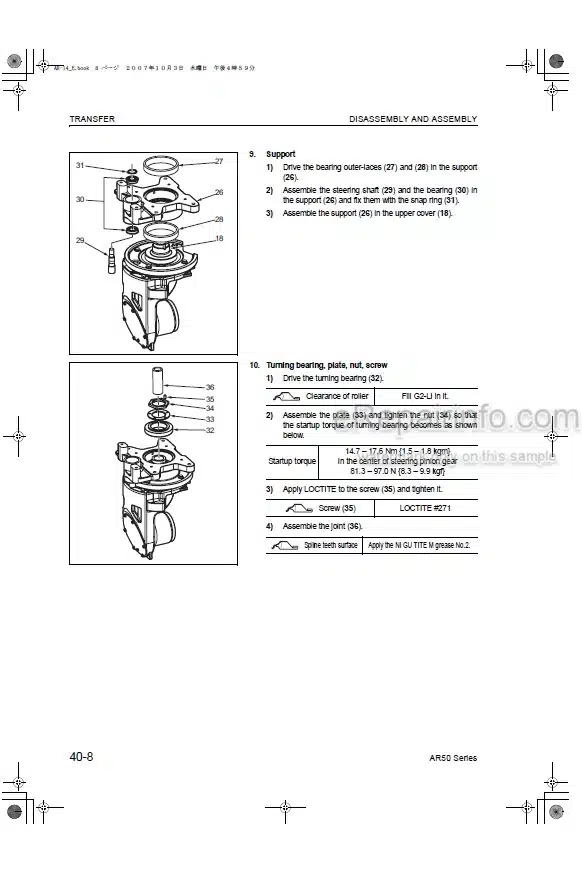 Photo 7 - Komatsu AR50 Series FB10RL-14 To FB15RW-14 Shop Manual Electrical Reach Truck BRA14E1-02