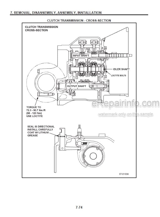 Photo 3 - Komatsu AX20 Series FG15-17 To FG18ST-17 Service Manual Forklift Truck SM123