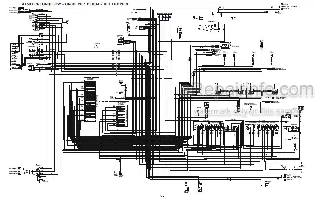 Photo 4 - Komatsu AX Series FG10-18 To FG18L-18 Shop Manual Forklift BEA20C1-01