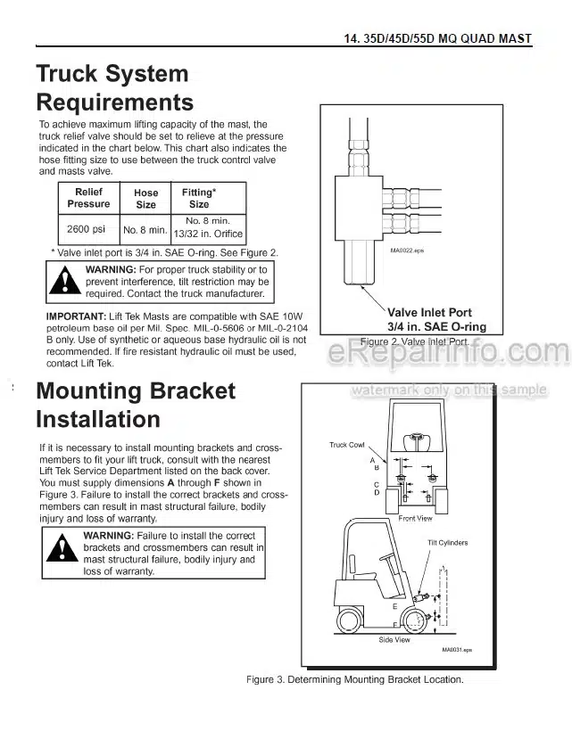 Photo 3 - Komatsu AX Series FG10-18 To FG18L-18 Shop Manual Forklift BEA20C1-01