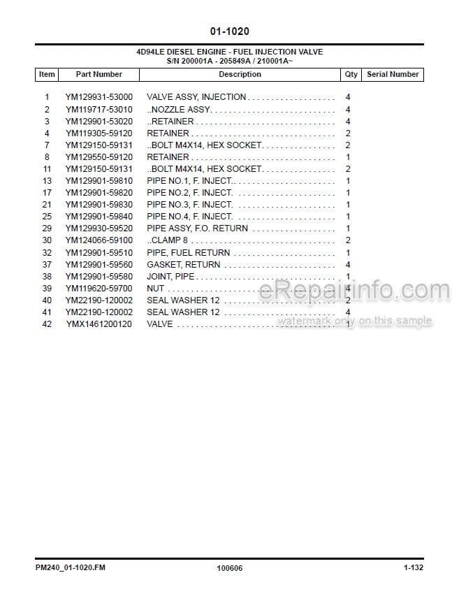 Photo 4 - Komatsu BX50 FG20ST-16 To FD35AT-16 Parts Manual Forklift Truck PM240