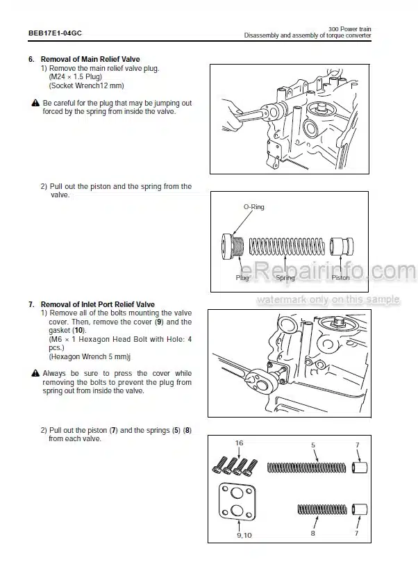 Photo 3 - Komatsu BX50 Series FD20-17 To FD35A-17 Shop Manual Forklift Truck BEB17E1-06