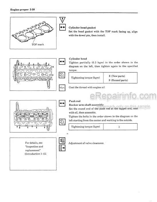 Photo 1 - Komatsu C240 Shop Manual Diesel Engine For Komatsu Forklift C240-BE2