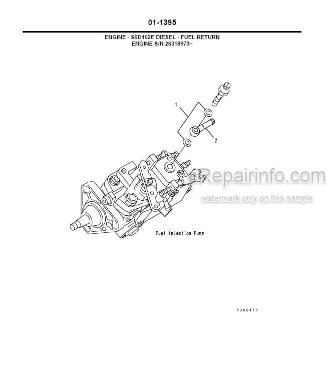 Photo 5 - Komatsu CX50 FG40ZTU-10 To FD40-10 Parts Manual Forklift Truck PM242