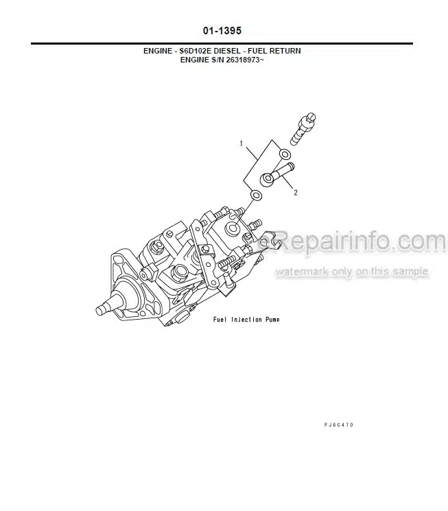 Photo 10 - Komatsu CX20 FG35ST-8 To FD40ZT2-8 Parts Manual Forklift Truck PM208