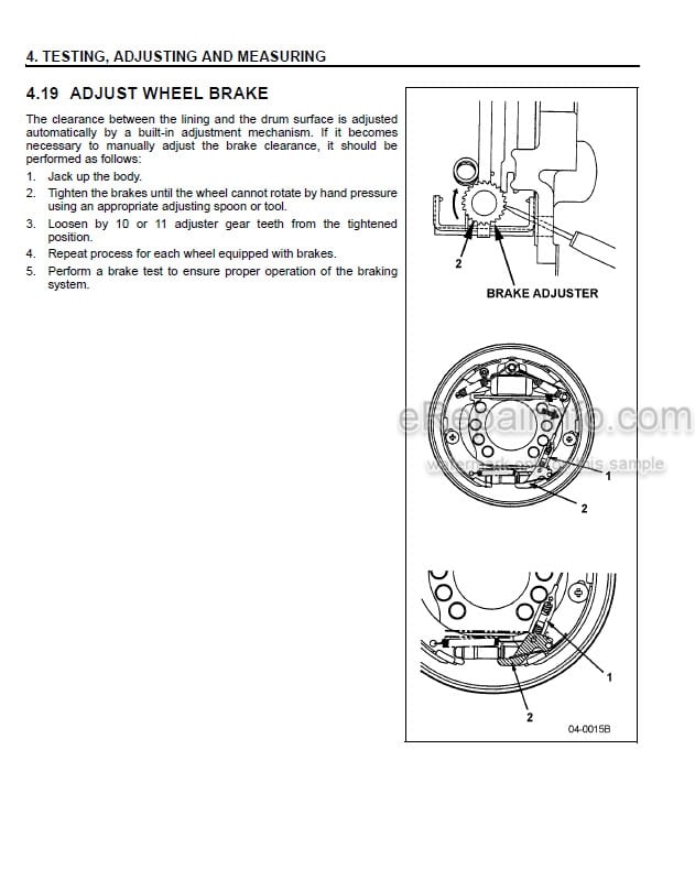 Photo 6 - Komatsu CX50 Series FG35-10 To FD50AY-10 Service Manual Forklift Truck Export SM207