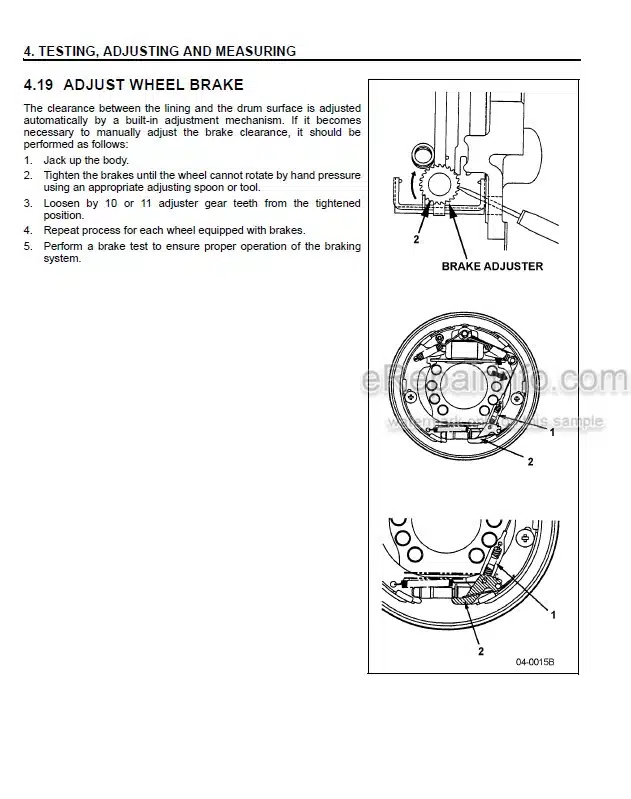 Photo 2 - Komatsu CX20 Series FG35-8 To FD50AT2-8 Service Manual Forklift Truck SM202