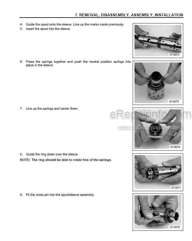 Photo 5 - Komatsu CX20 Series FG35-8 To FD50AT2-8 Service Manual Forklift Truck SM202