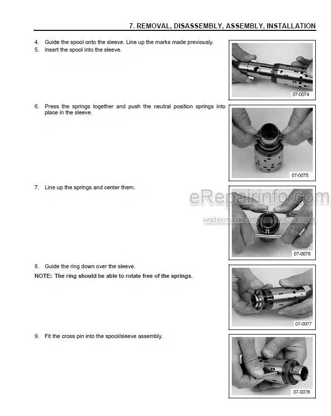 Photo 5 - Komatsu CX20 Series FG35-8 To FD50AT2-8 Service Manual Forklift Truck SM202