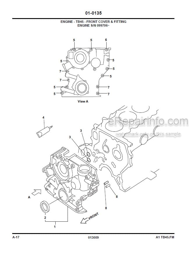 Photo 11 - Komatsu CX50 FG40ZTU-10 To FD40-10 Parts Manual Forklift Truck PM242