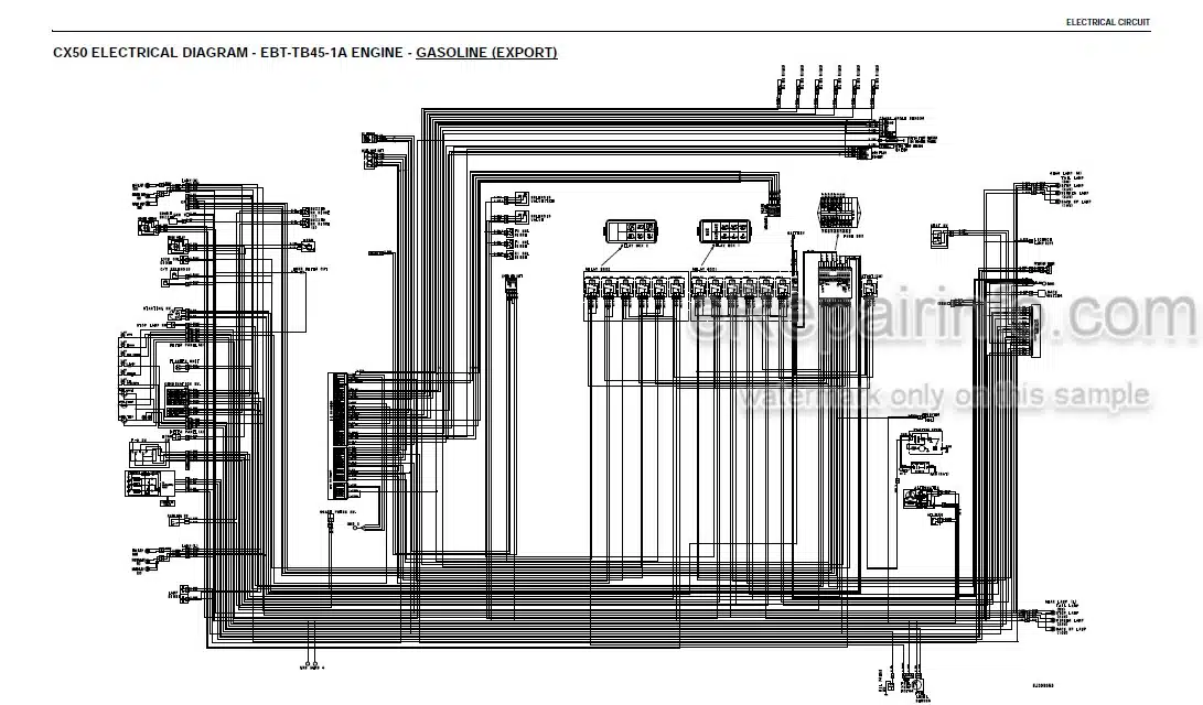 Photo 4 - Komatsu CX50 Series FG35-10 To FD50AY-10 Service Manual Forklift Truck Export SM207