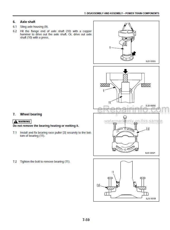 Photo 1 - Komatsu CX50 Series FG35-10 To FD50AY-10 Service Manual Forklift Truck Export SM207