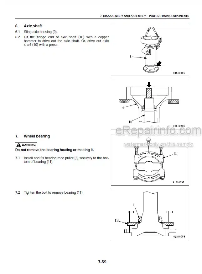 Photo 1 - Komatsu CX50 Series FG35-10 To FD50AY-10 Service Manual Forklift Truck Export SM207