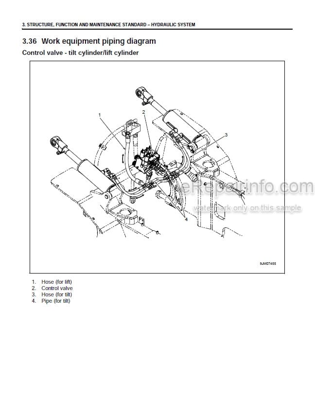 Photo 3 - Komatsu CX50 Series FG35-10 To FD50AY-10 Service Manual Forklift Truck Export SM207