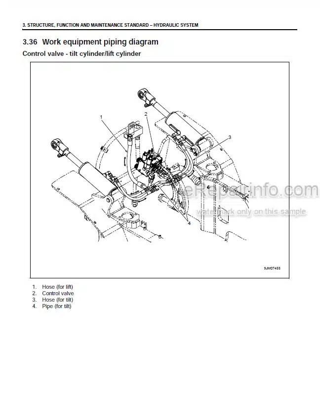 Photo 3 - Komatsu CX50 Series FG35-10 To FD50AY-10 Service Manual Forklift Truck Export SM207