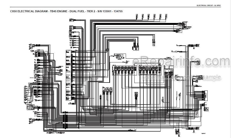 Photo 4 - Komatsu CX50 Series FG40ZTU-10 To FD50ATU-10 Service Manual Forklift SM203