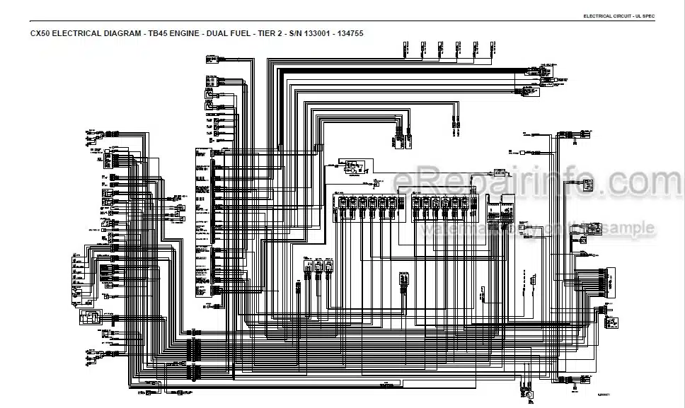 Photo 4 - Komatsu CX50 Series FG40ZTU-10 To FD50ATU-10 Service Manual Forklift SM203