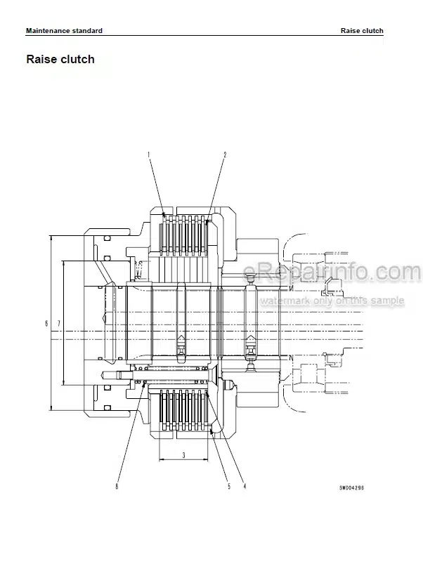 Photo 3 - Komatsu D155C-1 Shop Manual Pipelayer SEBM032300 SN 31586-