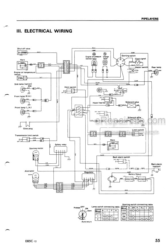 Photo 4 - Komatsu D85C-12 Shop Manual Pipelayer SEBM0156B00 SN 24824-